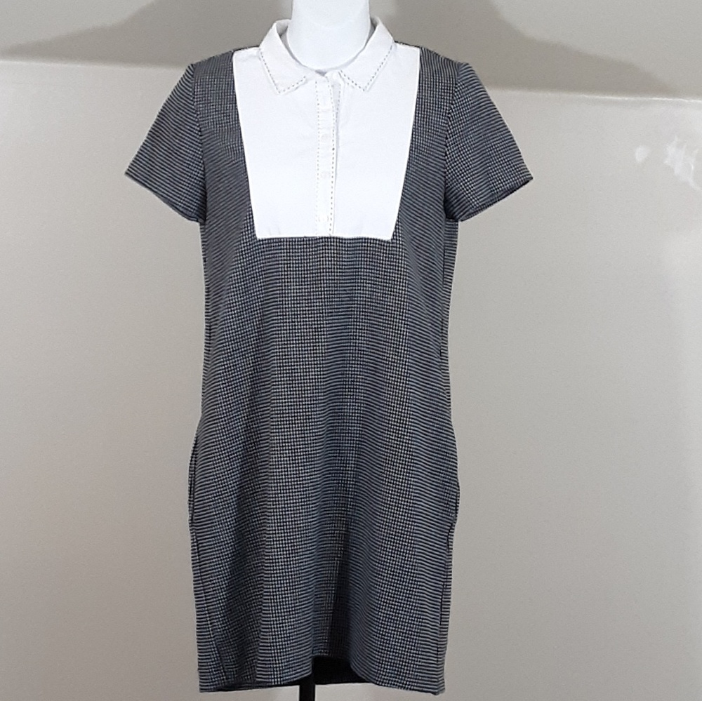 Zara Trafaluc Collection Bib Dress Short Sleeve